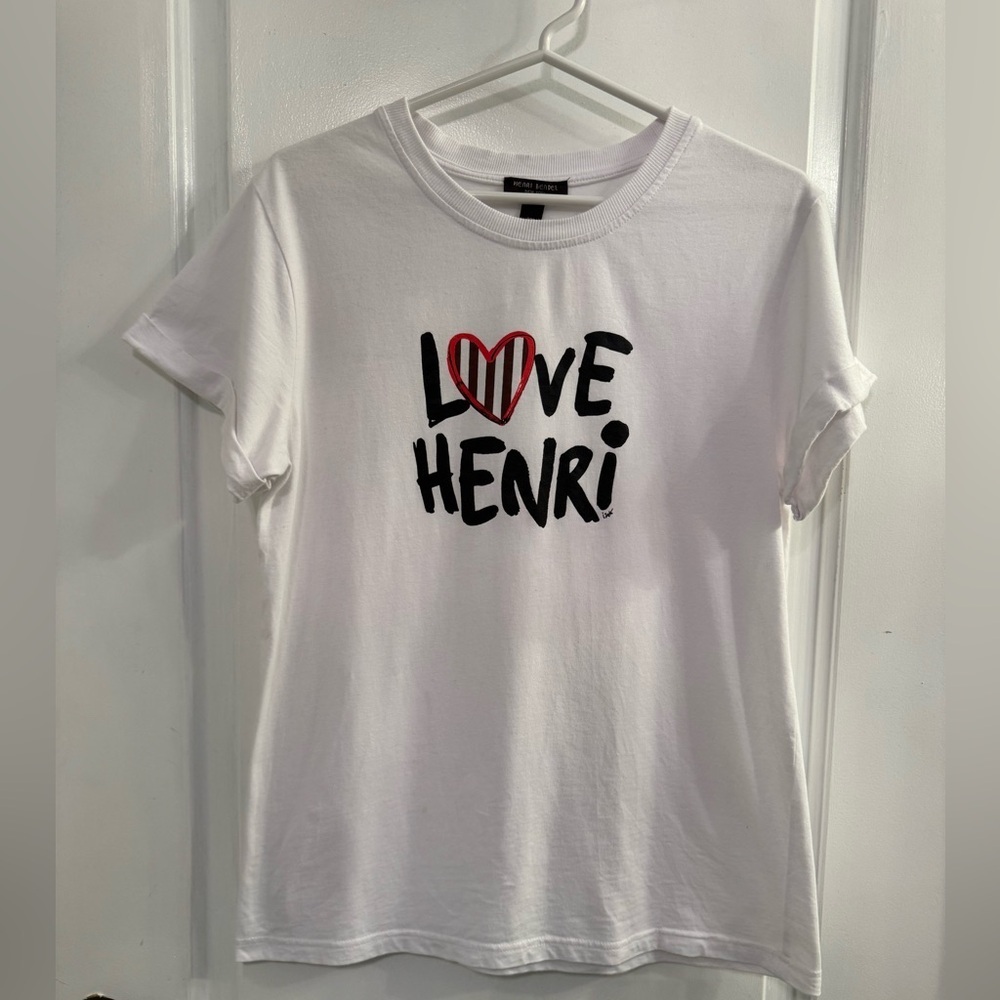 Henri Bendel LOVE HENRI Graphic Short Sleeve Tee S/M